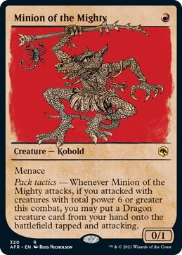 0320 Minion of the Mighty (Showcase) R Adventures in the Forgotten Realms