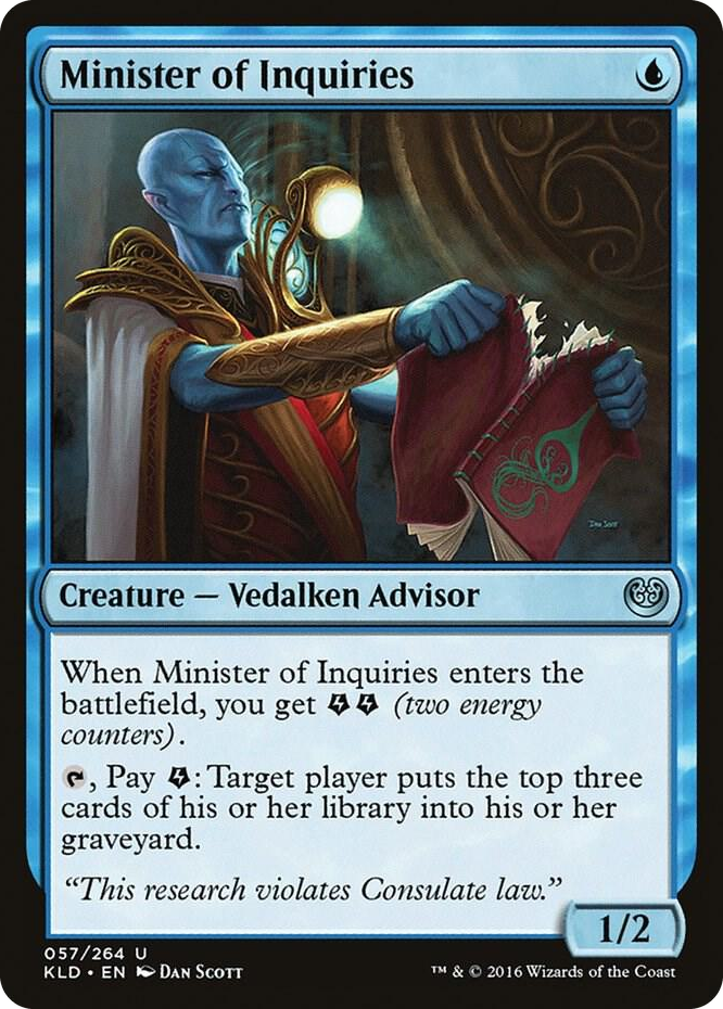 Minister of Inquiries #57 U - Kaladesh Pokemon card