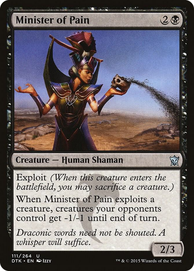 0111 Minister of Pain U Dragons of Tarkir
