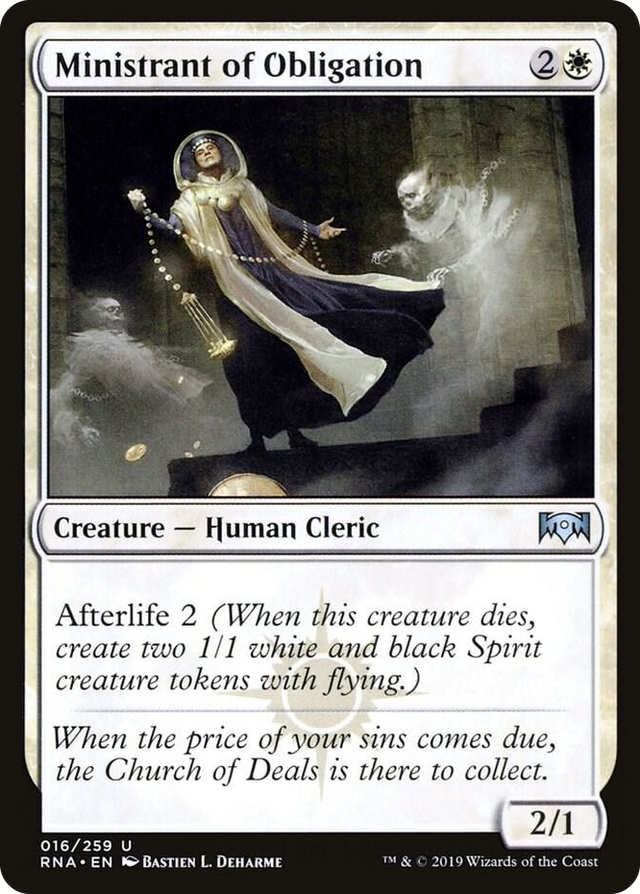 0016 Ministrant of Obligation U Ravnica Allegiance