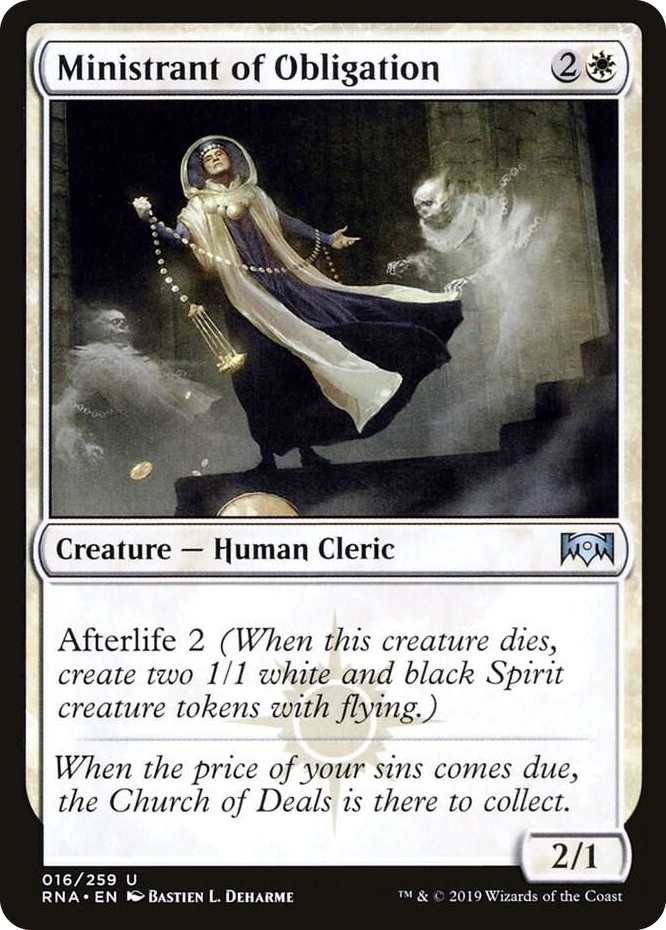 0016 Ministrant of Obligation U Ravnica Allegiance
