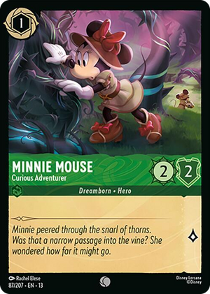 0087 Minnie Mouse - Curious Adventurer Common Attack of the Vine!