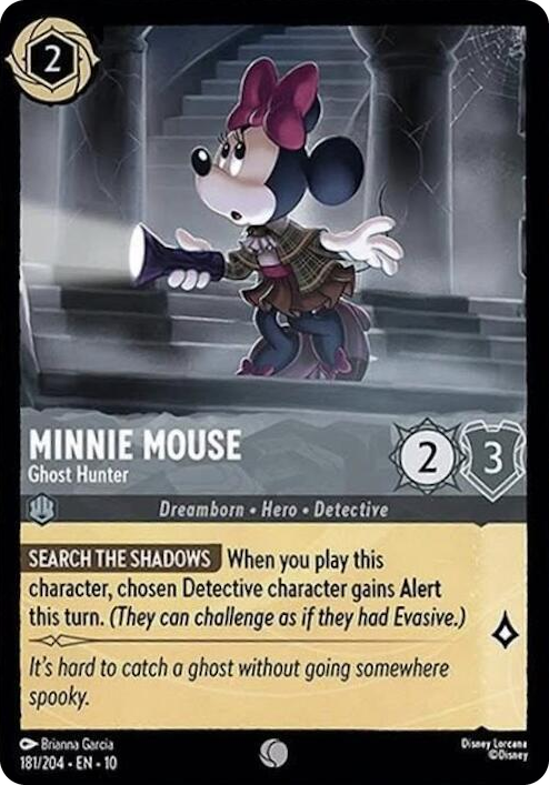 0181 Minnie Mouse - Ghost Hunter Common Whispers in the Well