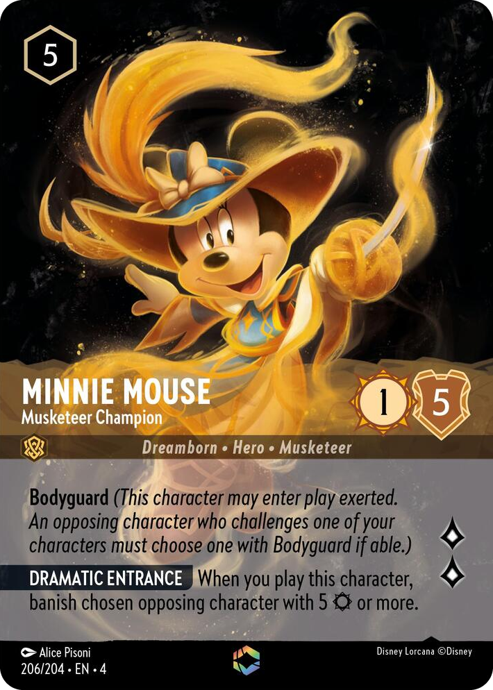 0206 Minnie Mouse - Musketeer Champion (Enchanted) Enchanted Ursula's Return