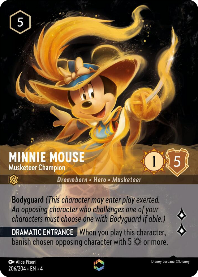 0206 Minnie Mouse - Musketeer Champion (Enchanted) Enchanted Ursula's Return