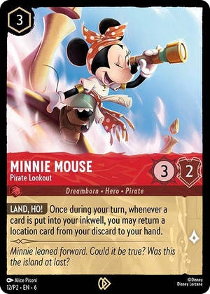 0012 Minnie Mouse - Pirate Lookout Promo Disney Lorcana Promo Cards