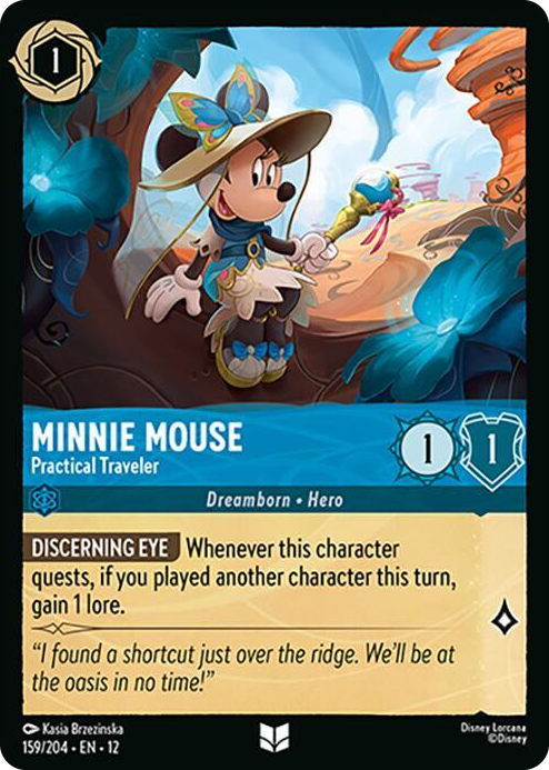 0159 Minnie Mouse - Practical Traveler Uncommon Wilds Unknown