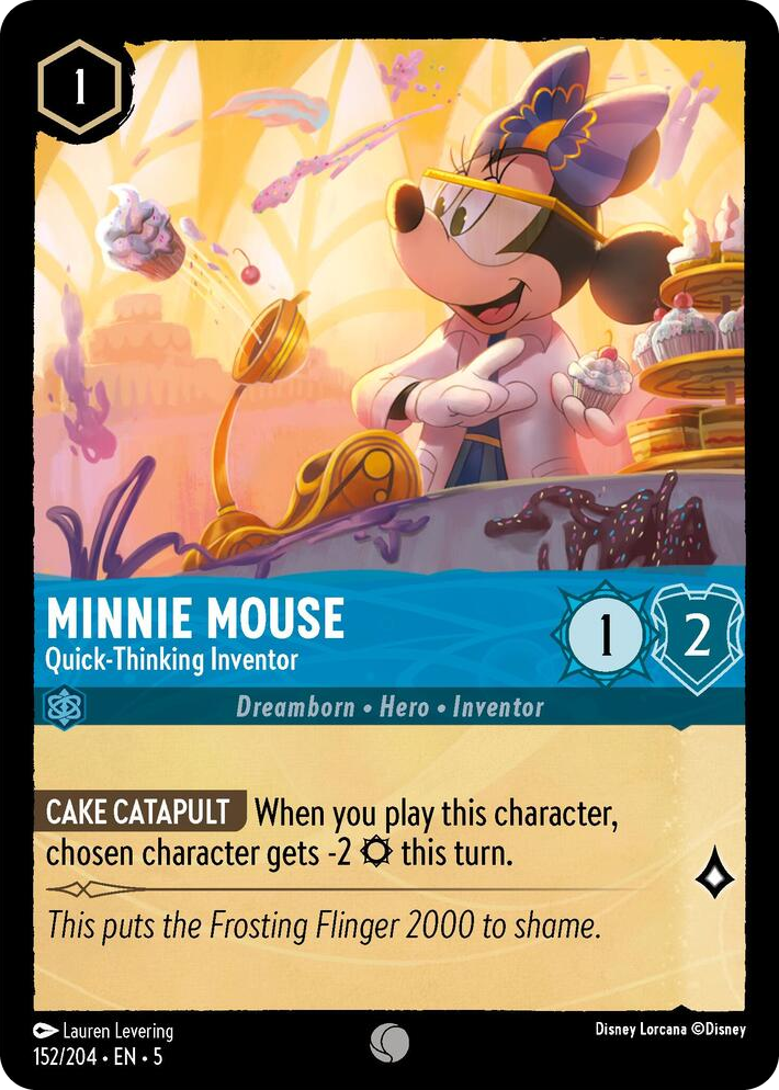 0152 Minnie Mouse - Quick-Thinking Inventor Common Shimmering Skies