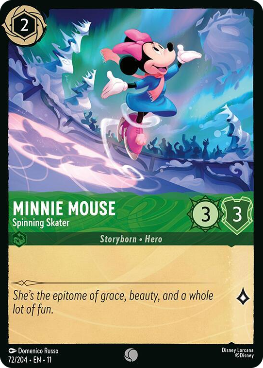 0072 Minnie Mouse - Spinning Skater Common Winterspell