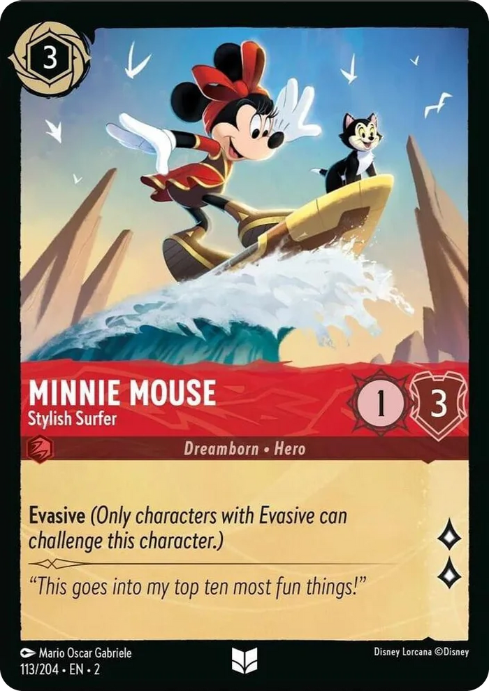 0113 Minnie Mouse - Stylish Surfer Uncommon Rise of the Floodborn
