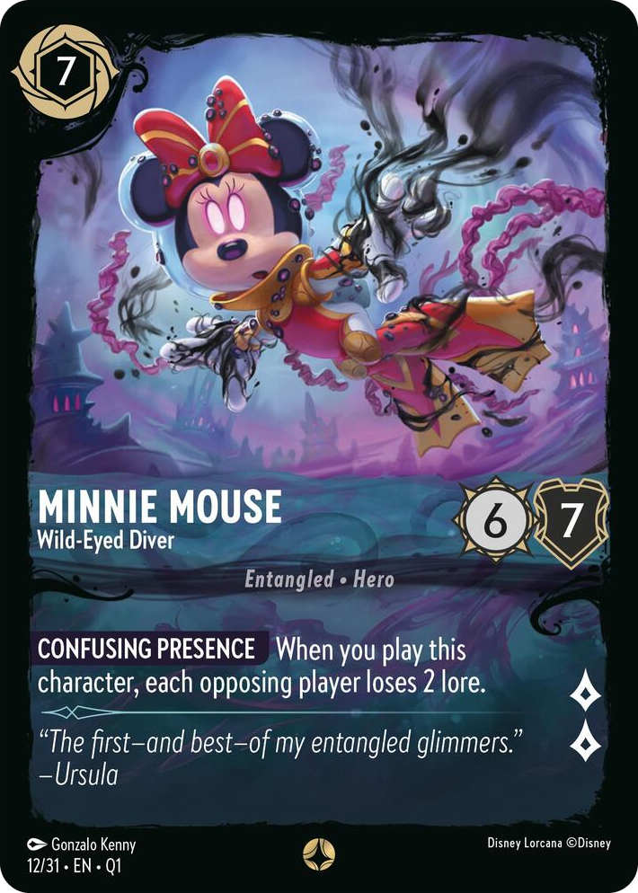 0012 Minnie Mouse - Wild-Eyed Diver None Illumineer's Quest: Deep Trouble
