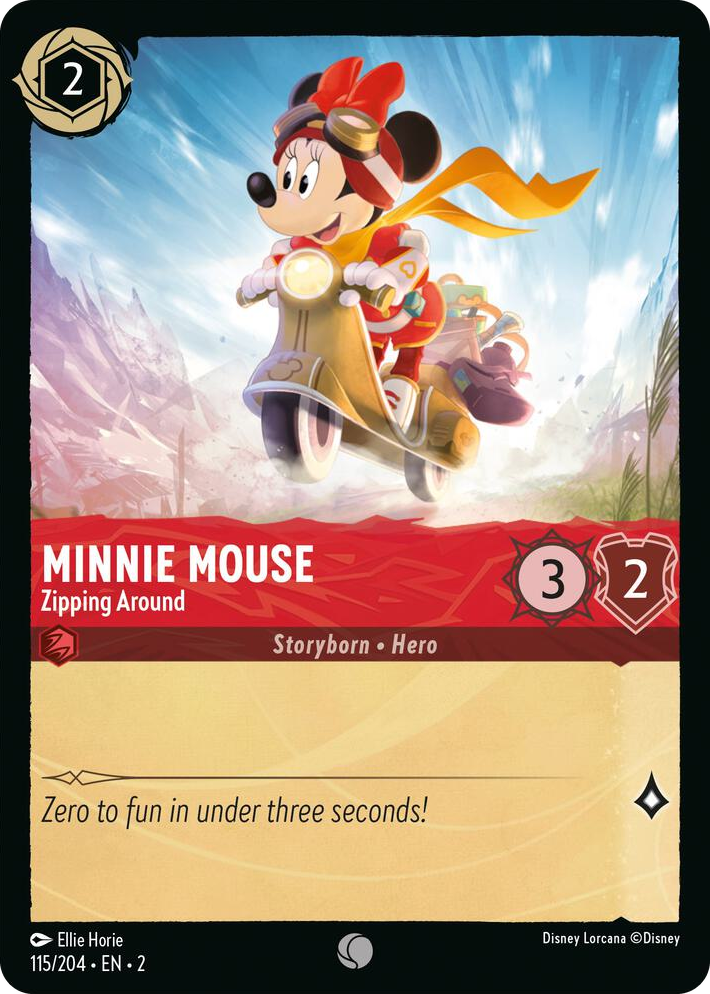 0115 Minnie Mouse - Zipping Around Common Rise of the Floodborn