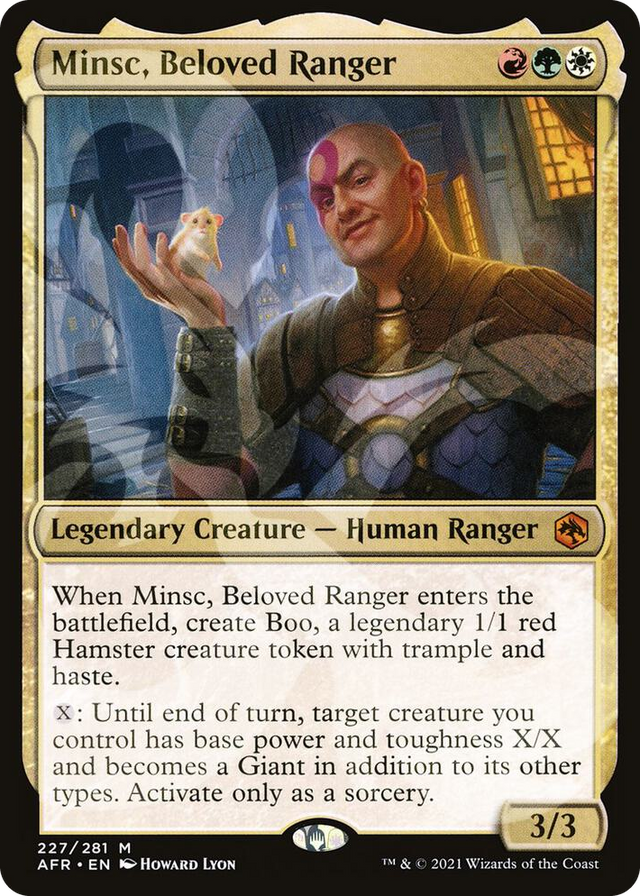 0227 Minsc, Beloved Ranger M AFR Ampersand Promos