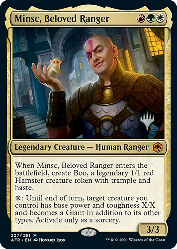 0227 Minsc, Beloved Ranger M Promo Pack: Adventures in the Forgotten Realms