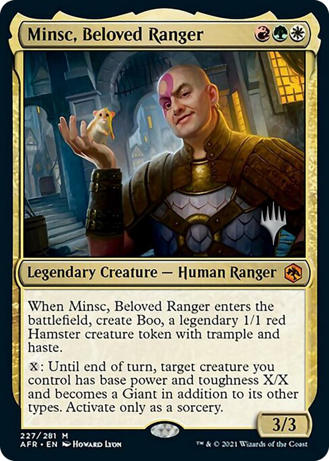 0227 Minsc, Beloved Ranger M Promo Pack: Adventures in the Forgotten Realms