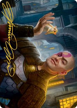 0033 Minsc, Beloved Ranger Art Card (Gold-Stamped Signature) S Art Series: Adventures in the Forgotten Realms