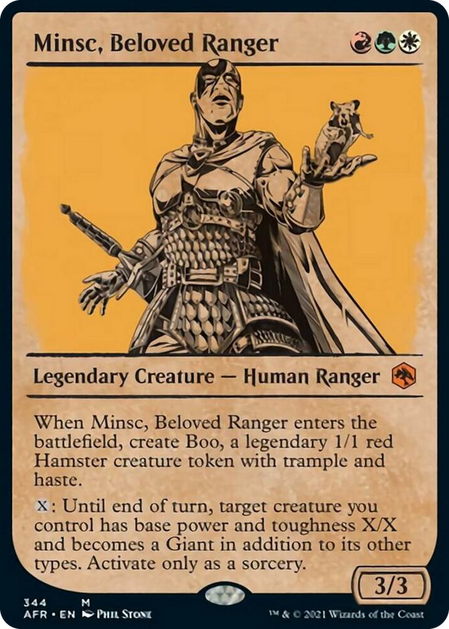 0344 Minsc, Beloved Ranger (Showcase) M Adventures in the Forgotten Realms