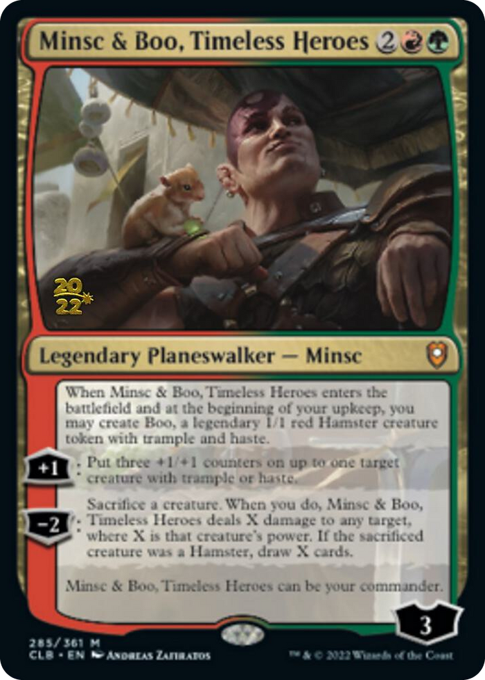 Minsc & Boo, Timeless Heroes #285 M - Prerelease Cards Pokemon card