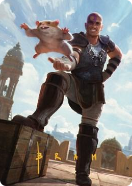 0072 Minsc & Boo, Timeless Heroes Art Card (72/81) (Gold-Stamped Signature) S Art Series: Commander Legends: Battle for Baldur's Gate