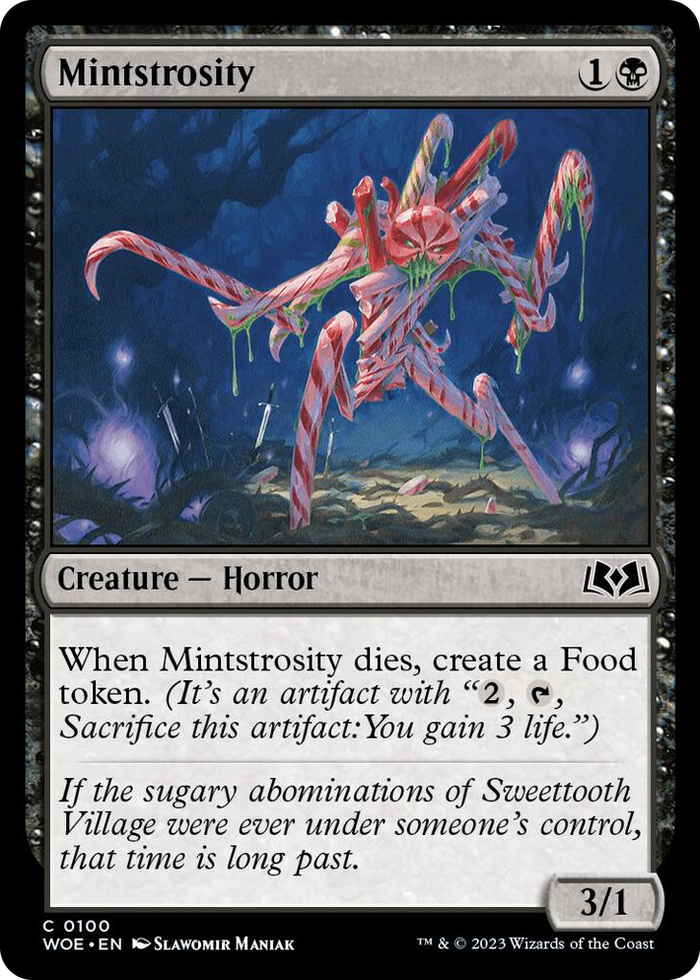 Mintstrosity #100 C - Wilds of Eldraine Pokemon card
