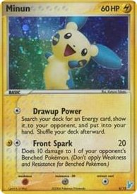 0006 Minun Common EX Trainer Kit 2: Plusle & Minun