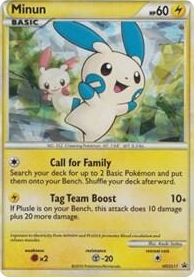 0017 Minun - HGSS17 Promo HGSS Promos