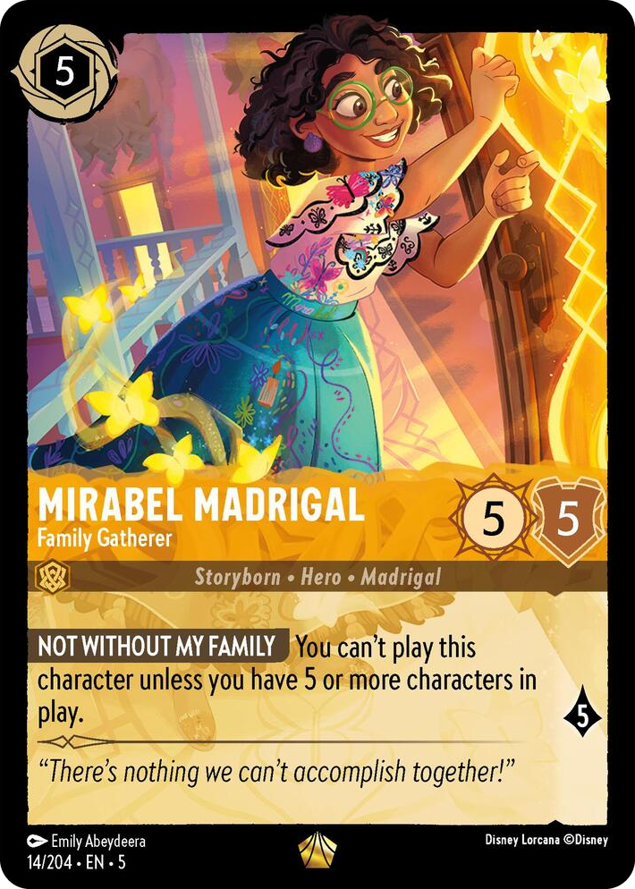 0014 Mirabel Madrigal - Family Gatherer Legendary Shimmering Skies
