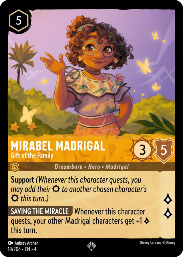 0018 Mirabel Madrigal - Gift of the Family Super Rare Ursula's Return