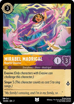 0013 Mirabel Madrigal - Hopeful Dreamer Uncommon Archazia's Island