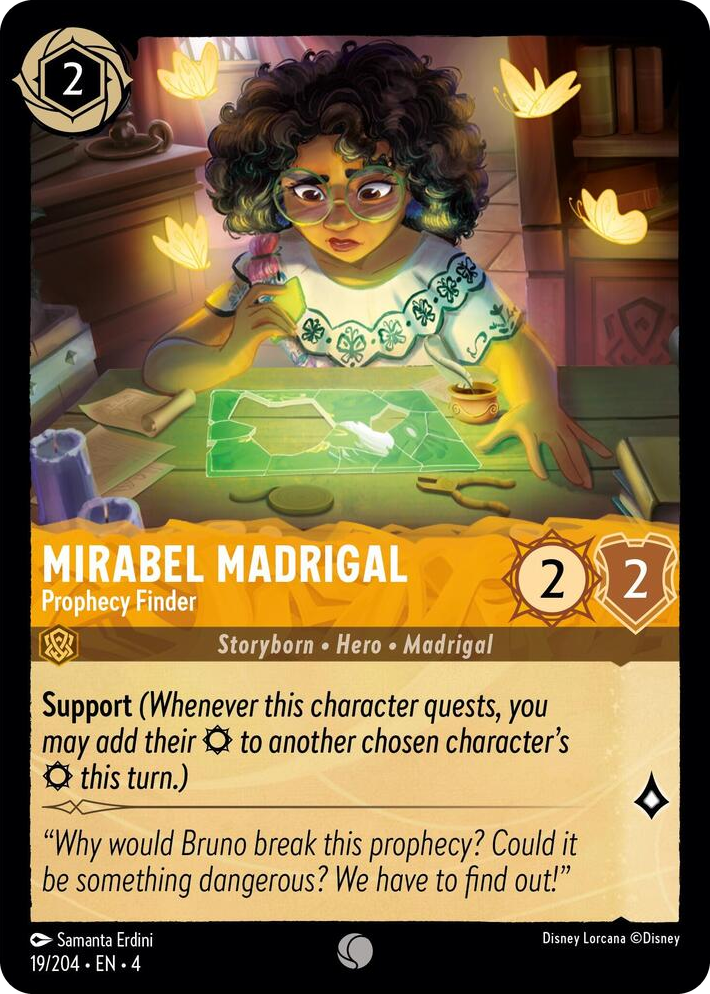 0019 Mirabel Madrigal - Prophecy Finder Common Ursula's Return