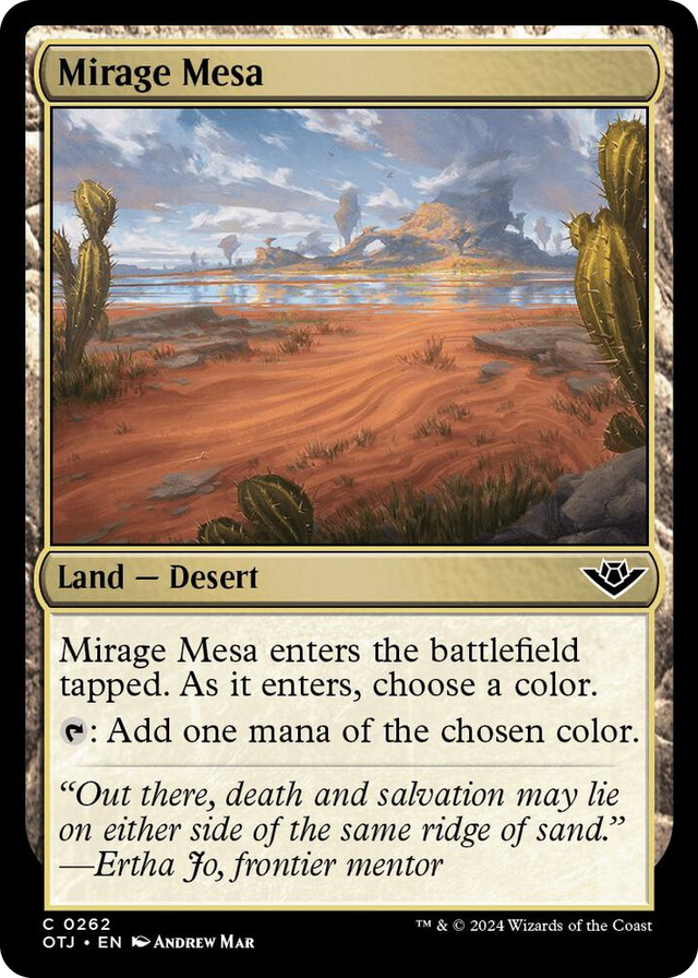 0262 Mirage Mesa C Outlaws of Thunder Junction