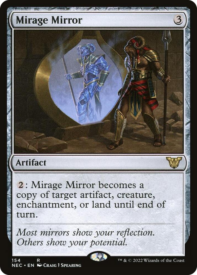 0154 Mirage Mirror R Commander: Kamigawa: Neon Dynasty