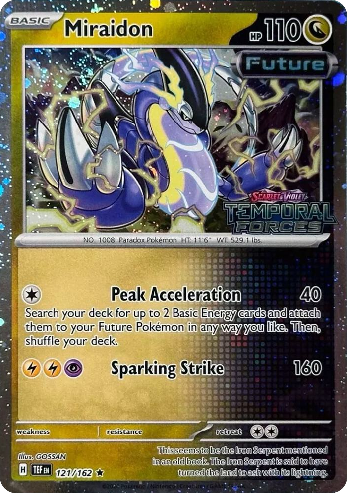 0121 Miraidon - 121/162 (Cosmos Holo) (Best Buy) Promo Miscellaneous Cards & Products