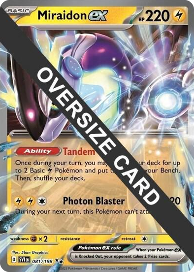 0081 Miraidon ex Ultra Rare Jumbo Cards