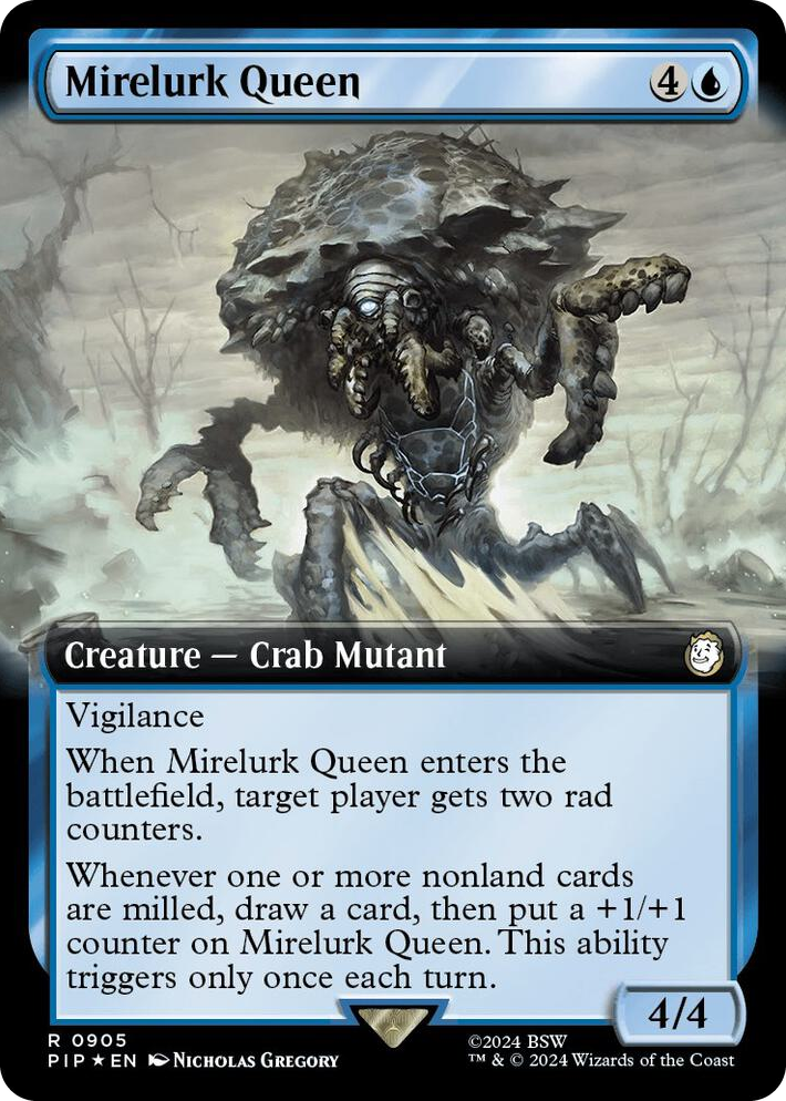 0905 Mirelurk Queen (Extended Art) (Surge Foil) R Universes Beyond: Fallout
