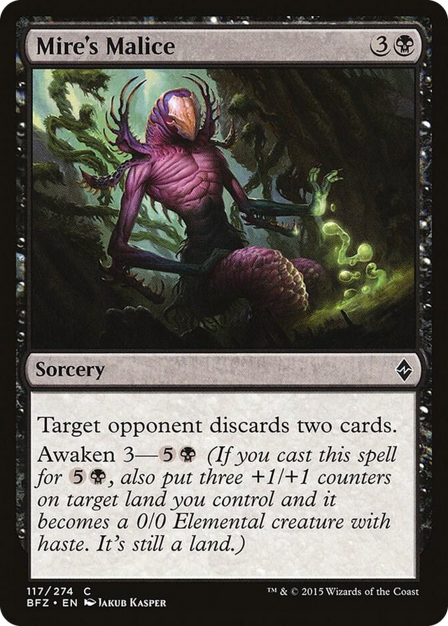 0117 Mire's Malice C Battle for Zendikar