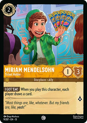 0009 Miriam Mendelsohn - Ticket Holder Common Attack of the Vine!