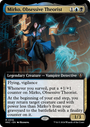 0316 Mirko, Obsessive Theorist (Extended Art) M Commander: Murders at Karlov Manor