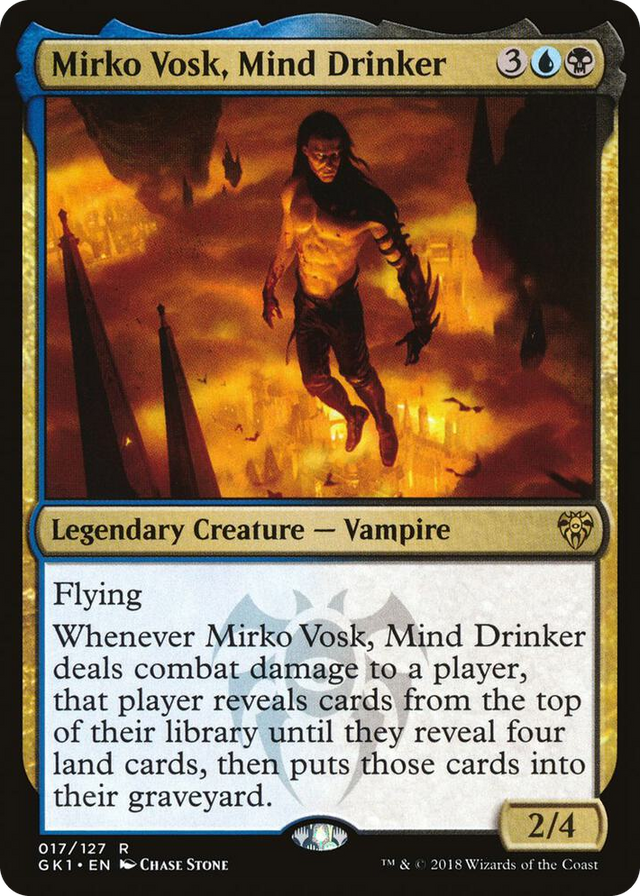 0017 Mirko Vosk, Mind Drinker R Guilds of Ravnica: Guild Kits