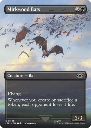 0421 Mirkwood Bats (Borderless) C Universes Beyond: The Lord of the Rings: Tales of Middle-earth