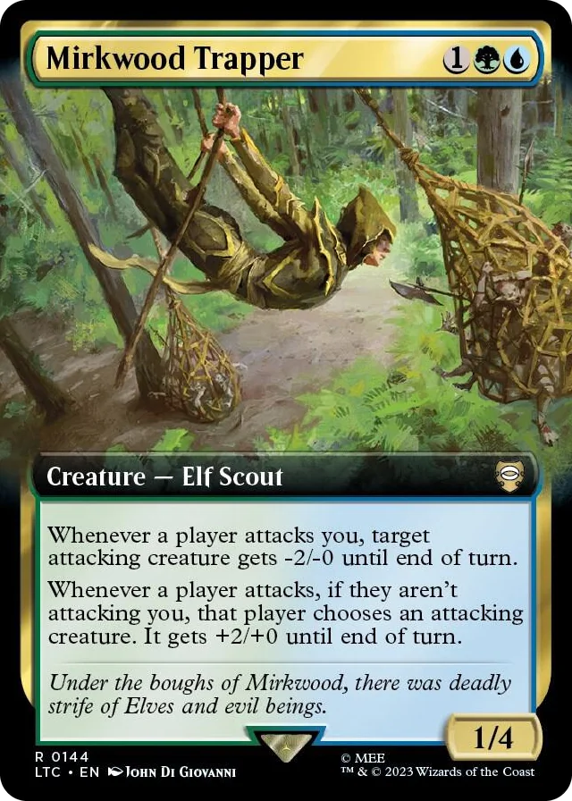 0144 Mirkwood Trapper (Extended Art) R Commander: The Lord of the Rings: Tales of Middle-earth
