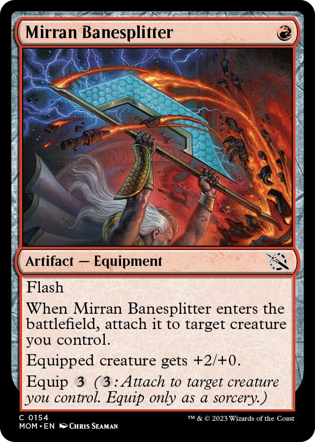 Mirran Banesplitter #154 C - March of the Machine Pokemon card