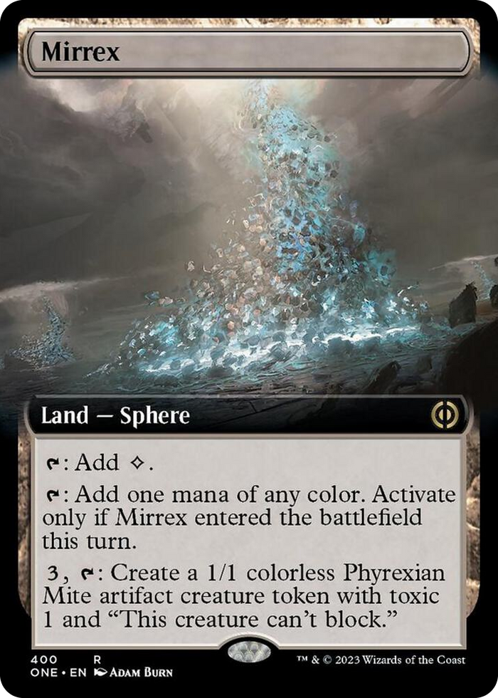 Mirrex (Extended Art) #400 R - Phyrexia: All Will Be One Pokemon card
