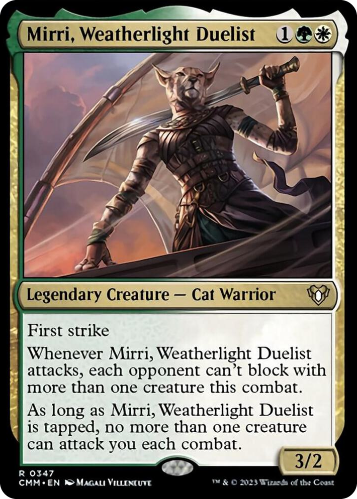 0347 Mirri, Weatherlight Duelist R Commander Masters