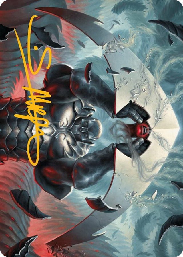 Mirrodin Avenged Art Card (Gold-Stamped Signature) #26 S - Art Series: March of the Machine Pokemon card