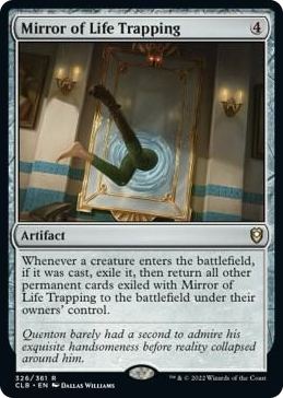 Mirror of Life Trapping #326 R - Commander Legends: Battle for Baldur's Gate Pokemon card