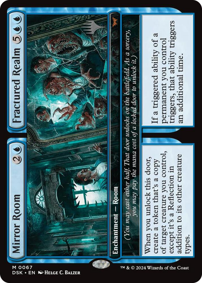 Mirror Room // Fractured Realm #67 M - Promo Pack: Duskmourn: House of Horror Pokemon card