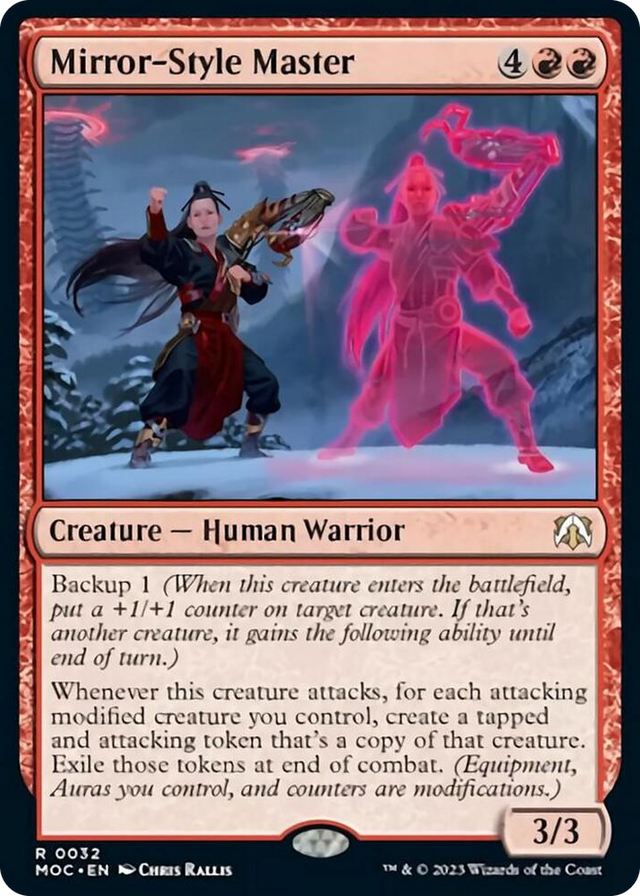 0032 Mirror-Style Master R Commander: March of the Machine