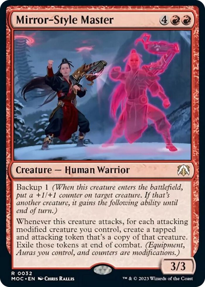Mirror-Style Master #32 R - Commander: March of the Machine Pokemon card
