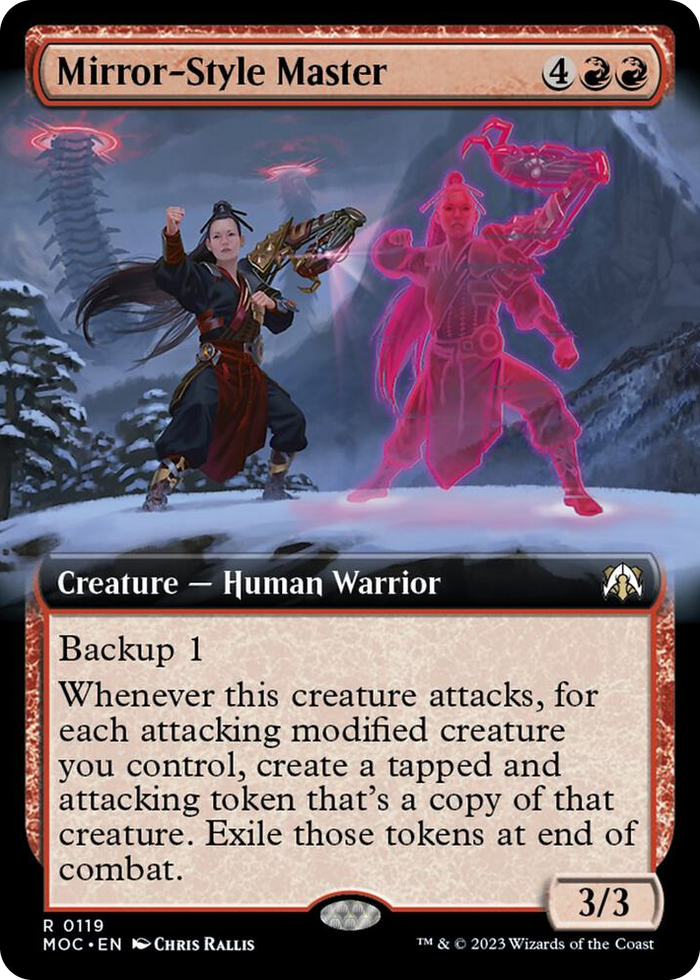Mirror-Style Master (Extended Art) #119 R - Commander: March of the Machine Pokemon card
